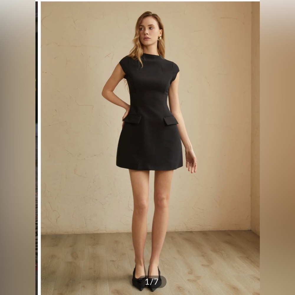 Elegant A Line Mini Dress